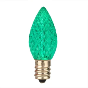 C7 Green LED Bulbs E12 Bases (SMD)