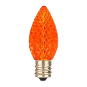 C7 Orange LED Bulbs E12 Bases (SMD)