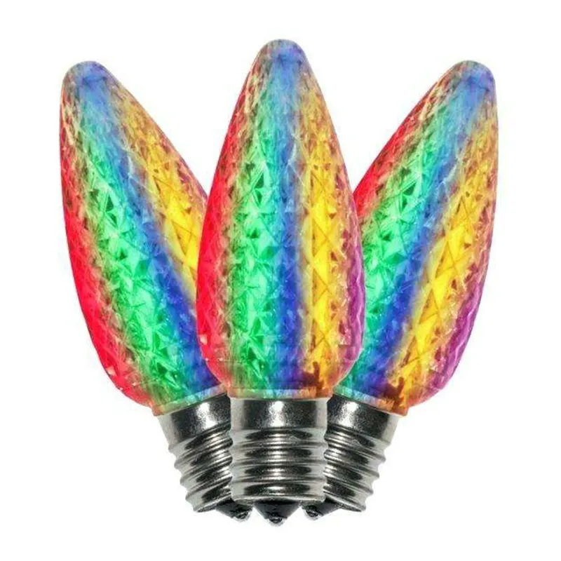 C9 RGB LED Bulbs E17 Bases (SMD)