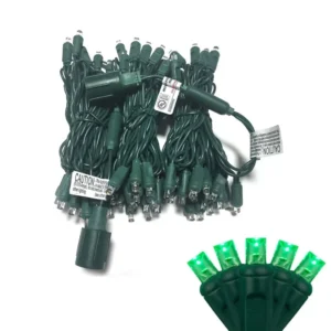 Green 5 mm LED Mini Light Set
