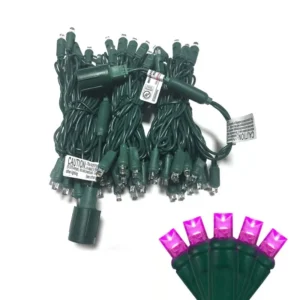 Pink 5 mm LED Mini Light Set