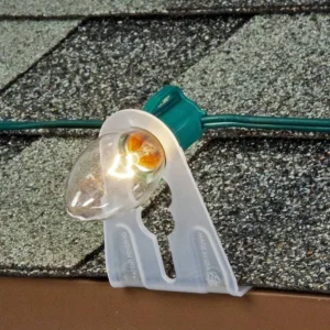 Christmas Light Clips for Shingles